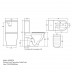 Toilet Suite Rimless Flush BTW LEN092H S/P Pan Extra Height Toilet Suite Rimless Flush BTW LEN092H S/P Pan Extra Height